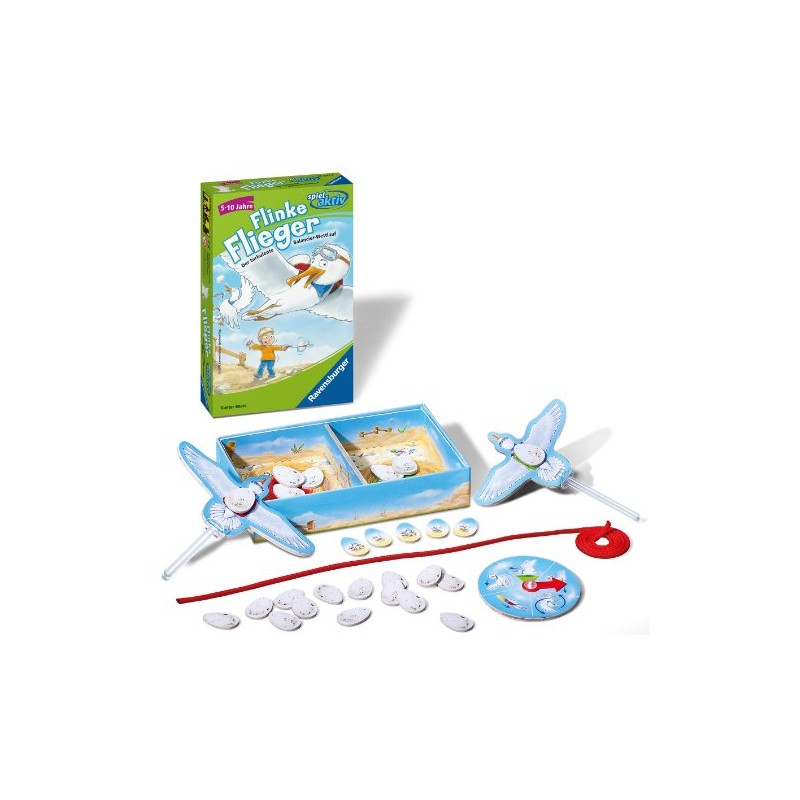 Ravensburger 23337 - Spiel Aktiv: Flinke Flieger - Mitbringspiel