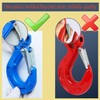 Lyplus 5/16" G80 Clevis Sling Hook with Latch,2490 LBS WLL,