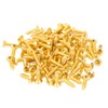 100PCS Guitar Pickguard Screws Metal Guard Plate Mounting Screw Electric