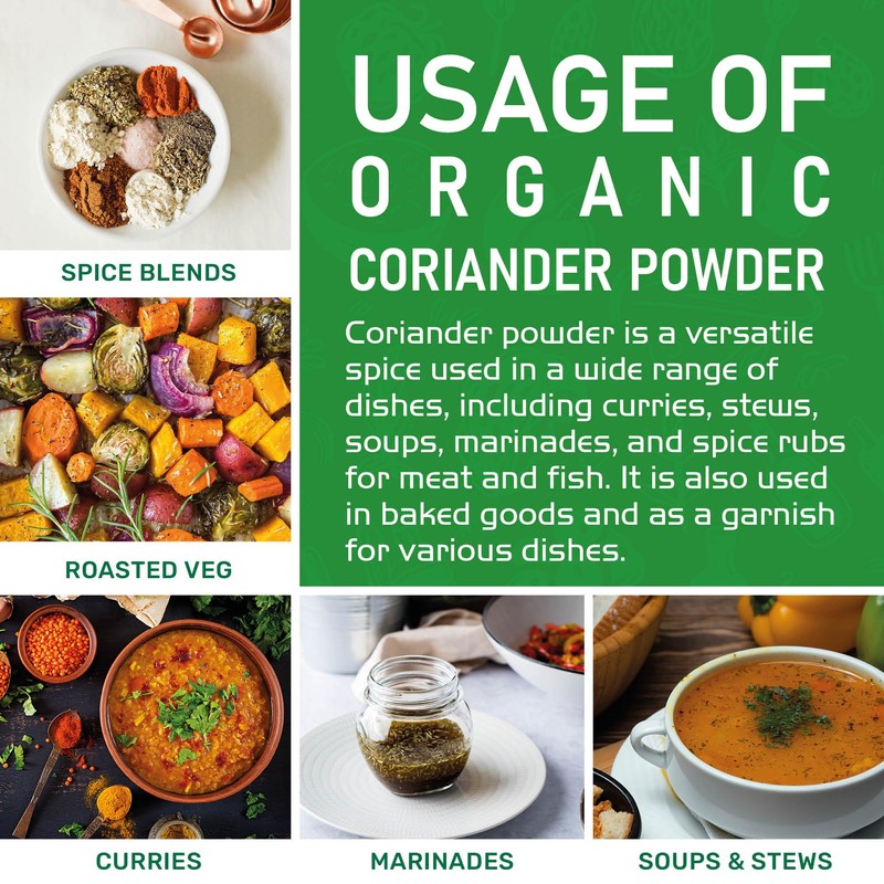 Jiva Organics Organic Ground Coriander Powder 1.5 LB Bulk Bag