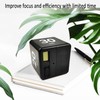 Generic Black Cube Timer, Kitchen Gravity Sensor Flip Digital Timer