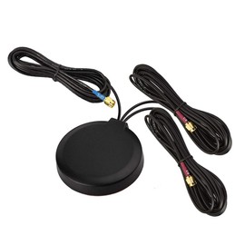 Bingfu 4G LTE MIMO Cellular GPS Adhesive Magnetic Mount Antenna for 4G LTE GPS Cradlepoint IBR900 IBR1700 Sierra Wireless Airlink MG90 MP70 GX450 RV50 RV50X Industrial Gateway Modem Mobile Router