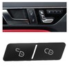 Aramox 2Pcs Car Left Door Lock Control Switch Button Replacement