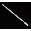Beauty Headquarters STAINLESS STEEL CUTICLE PUSHER WITH SPOON REMOVER