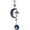 Turkish Blue Evil Eye (Nazar) Moon & Elephant Amulet Wall