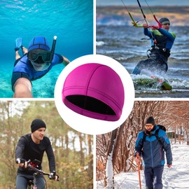 DEHAI Neoprene Diving Hood Wetsuit Swimming Caps for Womens Mens Youth, 2mm and 3mm Thermal Water Beanie Hat Keep Long Hair Dry for Curly Locs and Braids