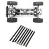 8pcs M3 Aluminum Alloy Link Rod Linkage Set for Axial