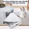 100 Count Litter Box Robot 4 and 3 Waste Bags,