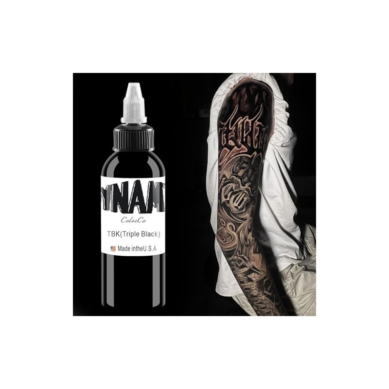 Black Tattoo Ink - Latest Tribal Colouring Permanent Body Makeup