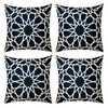 Red Rainbow 4 Pack Waterproof Garden Cushion Covers Boho Arrow