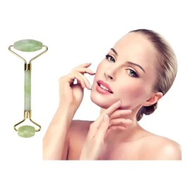 Rodillo Masaje Facial De Jade Roller Antienvejecimiento