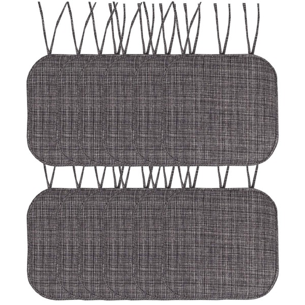 Sweet Home Collection Chair Cushion Memory Foam Pads with Ties