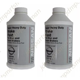 GENUINE Brake Fluid Dot 3 (12 fl. oz) Bottle for Infiniti & Nissan (Pack of 2)