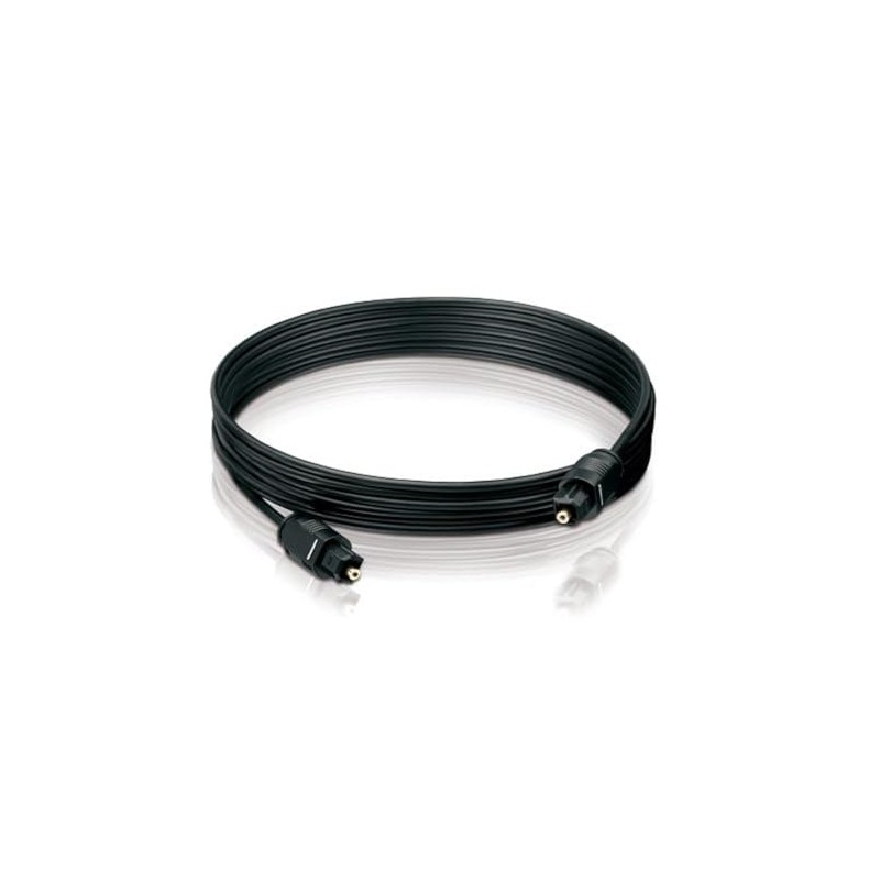 HDSupply TC010-005 Toslink S/PDIF Audio Cable, Optical Fibre Optic Connector/Plug,