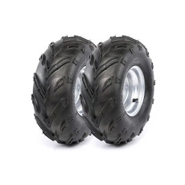 Unbranded 2pc 7" inch 16x8.00-7 16X8-7 Tire Rim Wheel with Hub for Go Kart Dirt bike ATV
