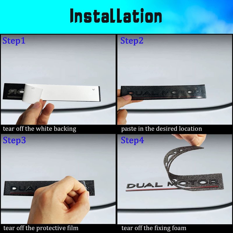 XTnueotr 3D Plaid Badge Sticker Emblem Decor fit for Model