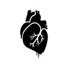 Bargain Max Decals Dripping Anatomical Heart Decal Notebook Car Laptop