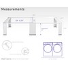 Life Finds Universal Laundry Dual Pedestal for Washer and Dryer