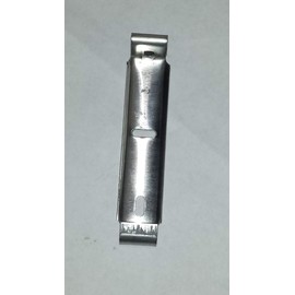 4" inch Rain Gutter Hanger Bracket Hook Clip Style Heavy Duty .060 Thick Aluminum for K-Style Gutters(25 Pack)