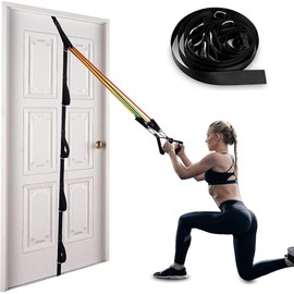 Dolemay Door Anchor Strap for Resistance Bands,Workout Resistance Band Door Anchor Portable Multi Point Anchor Gym Attachment for Home Fitness Exercise Workout Equipment for Stretch Strength Training