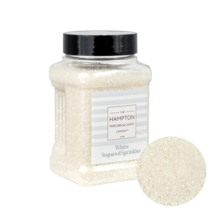Sanding Sugar White Sprinkles 16 oz, Sugar Sprinkles, Sanding Sugar