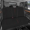 Motor Trend SpillGuard Waterproof Rear Bench Car Seat Cover, Red