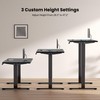 CROWNFURN Electric Standing Desk Frame, Height Adjustable Table Legs with