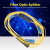 Vikye Divisor de fibra óptica, 2 piezas, 1x2, Baja pérdida