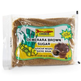 Demerara Brown Sugar - Made From Pure Sugar Cane, Product of Mauritius, Kosher | 56 Oz - By Jamaican Choice