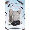 Hydration Running Vest for Women Men, Water Vest Backpack 2L,