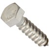 Hillman 832062 3/8 x 1-1/2-Inch Stainless Steel Hex Lag Screws,
