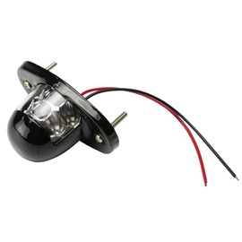 24V専用 LED 大型 ナンバー灯 ライセンスランプ 汎用モデル 6LED内蔵 ホワイト トラック 等 F-99