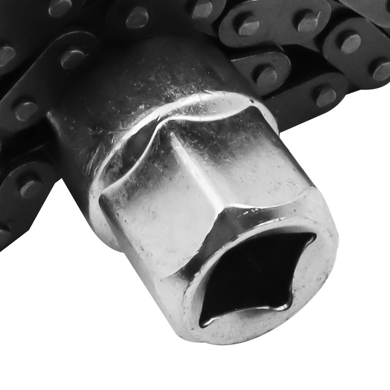 FONGKNOX Chain Oil Filter Wrench 44 Sections Multi-Chain Chain Wrench