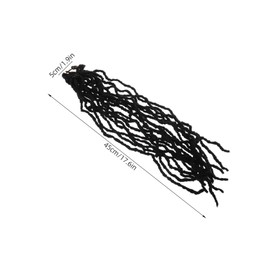 Ipetboom Effortless Styling Fake Braids Twisted Crochet Braid Hair Extensions Synthetic Hair Dreads Wig