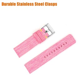 ID208 Plus Smart Watch Band, Lamshaw Breathable Nylon Woven Fabric Replacement Strap Compatible for Quican ID208 Plus 1.8 Inches, aeac ID208 Plus, WMK ID208 Plus 1.8 Inches Smart Watch, Fitpolo ID208