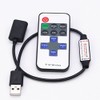 MASUNN DC5-24V 11 Keys Mini USB RF Wireless Dimmer Remote