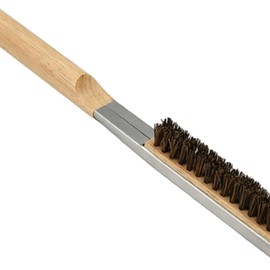 WeiLaiKeQi Pizza Oven Brush Barbecue Scrubber,Pizza Stone Brush,Cleaning Brush for Kitchen,Campings, D