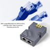 PoE Injector 48‑57V 3A GigE Passive ABS Surge ESD Protection