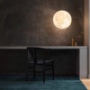 Uonlytech 3D Moon Lamp 3D Printing Moon Night Light Hanging