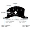 violin bridges repair reference tool (1/2)