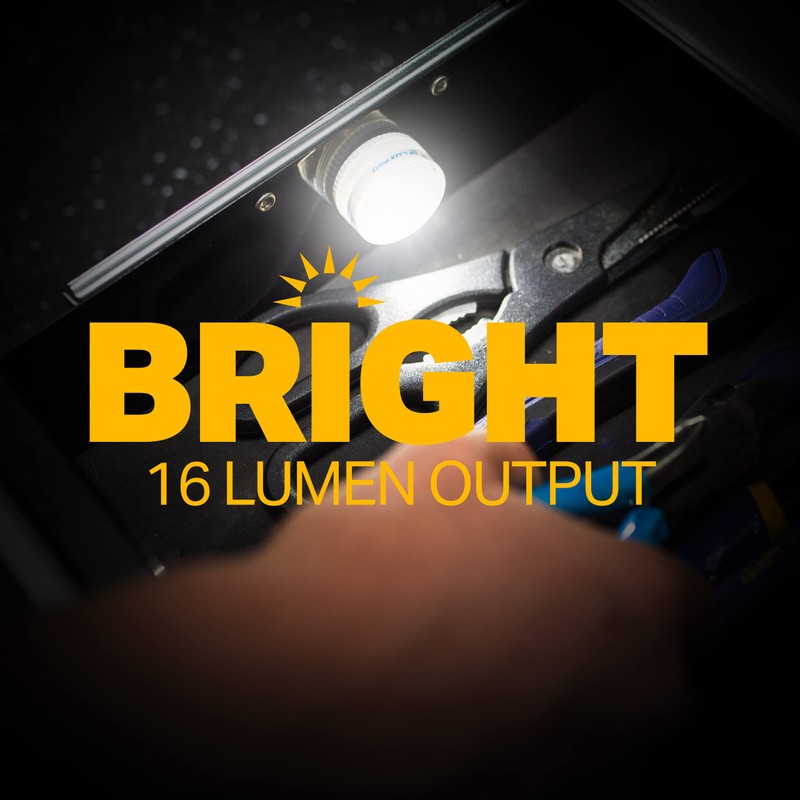 LUXPRO Waterproof Micro LED Puck Lights - Adhesive Lighting Ideal