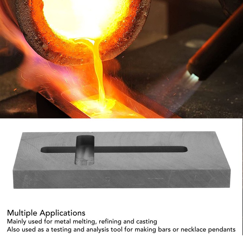 Cross Graphite Ingot Mold High Purity Prevent Corrosion Metal Casting