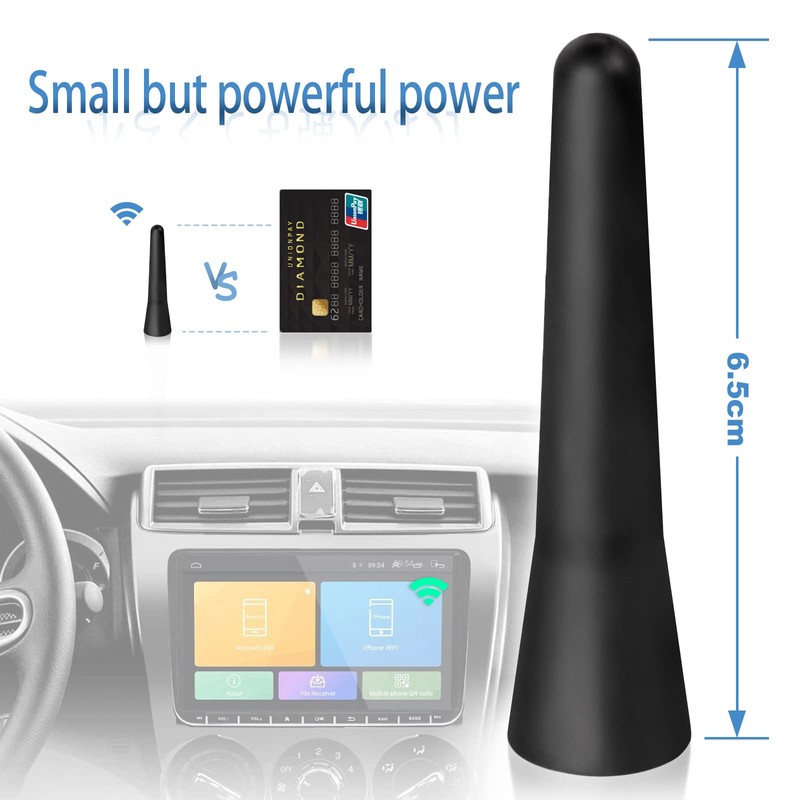 Bingfu 6.5cm FM DAB Aerial Antenna - Mini Roof Radio