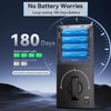 Ulecoce Fingerprint Keypad Deadbolt with Handle Set, Keyless Entry Door