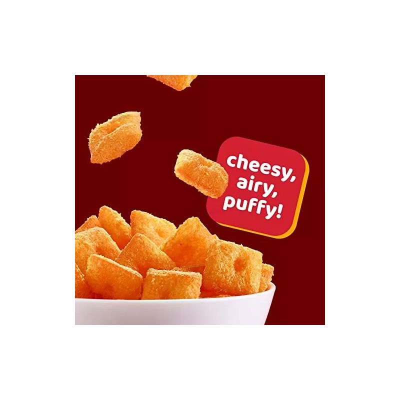 Cheez-It Puff'd Cheesy Baked Snacks, Puffed Snack Crackers, Kids Snacks,