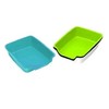 Ebi, Corner Cage Toilet Rectangular Random Colours 37 x 27 cm Easy Clean Synthetic Non-Slip Feet for Small Mammals