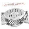 Gadpiparty 12pcs Round Vent Mesh Covers Stainless Steel Cabinet Ventilation