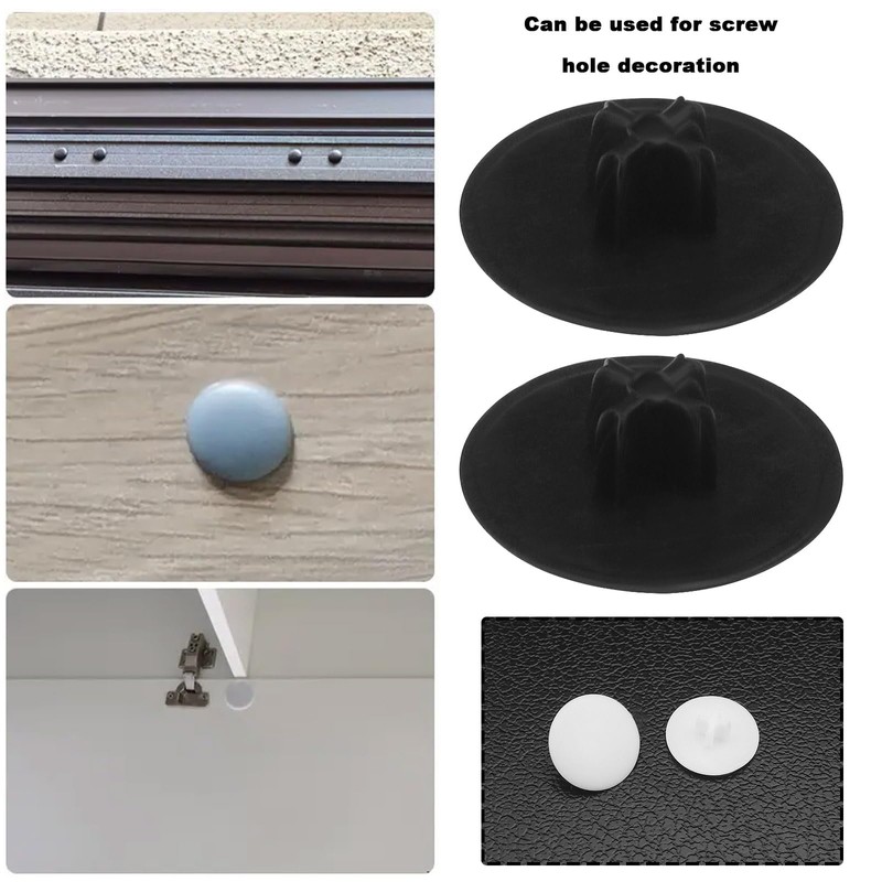SG Store 3-in-1 cover caps for eccentric wheels, plastic screw