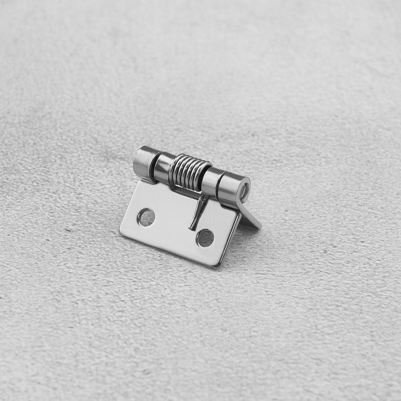 Micro Traders 4PCS Self-Opening Spring Hinges 304 Stainless Steel Spring