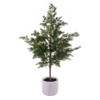 Vickerman 37" Artificial Green Cypress Sapling Potted.